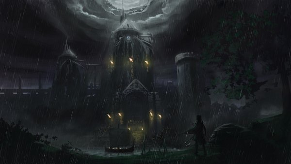 Страшный замок