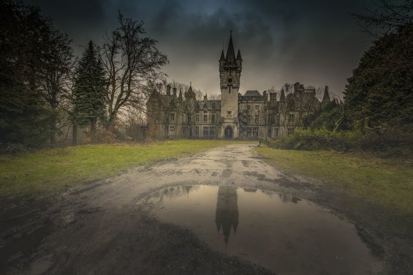 Замок дождь