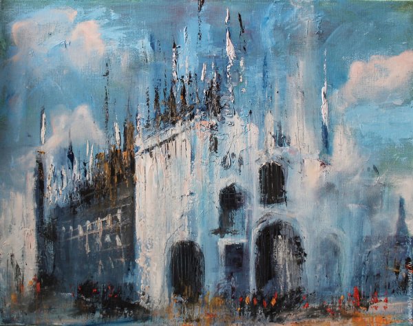 Замок архитектура живопись мастихин