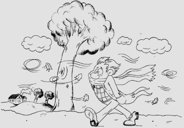 Рисунок на тему ветер