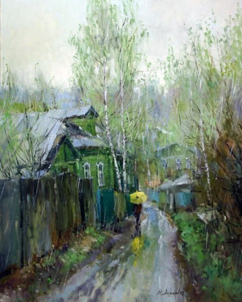 Весна живопись Савченко Алексей