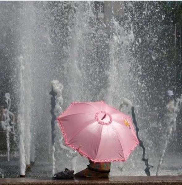 Зонт и дождик