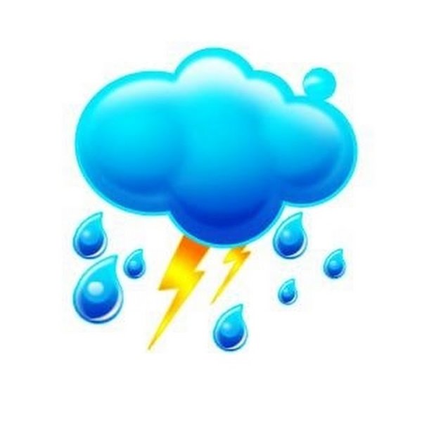 Тучка с молнией