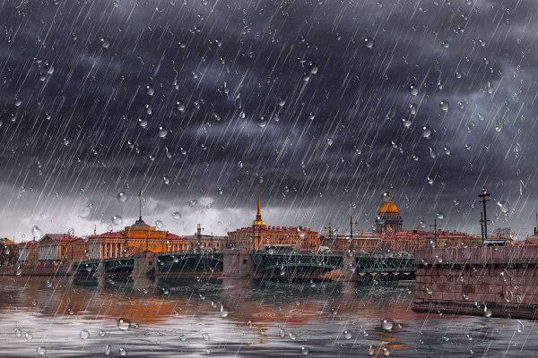 Санкт-Петербург дождь