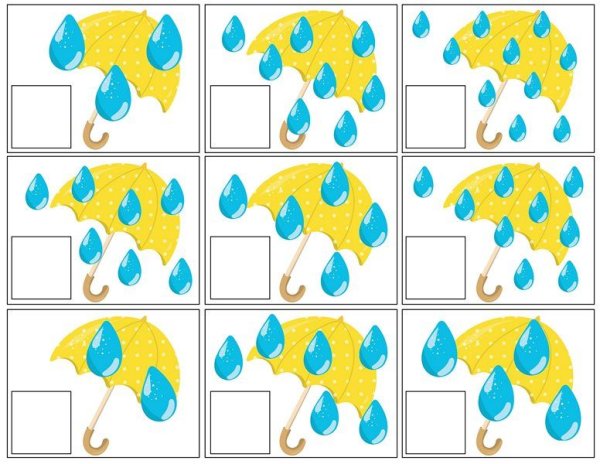 Игровые упражнения дождик для дошкольников