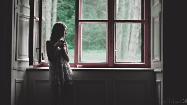 Девушка у окна