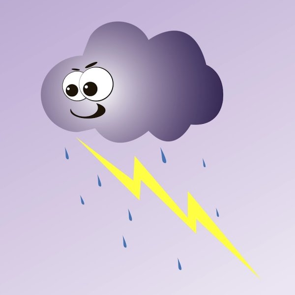 Туча и гроза мультяшное