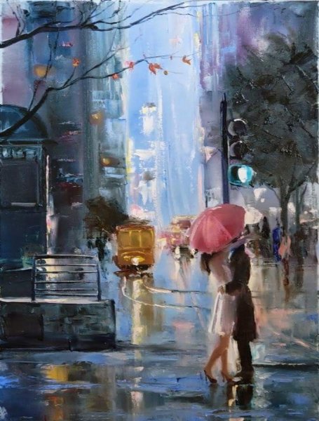 Кристина Нгуен художник картины дождь