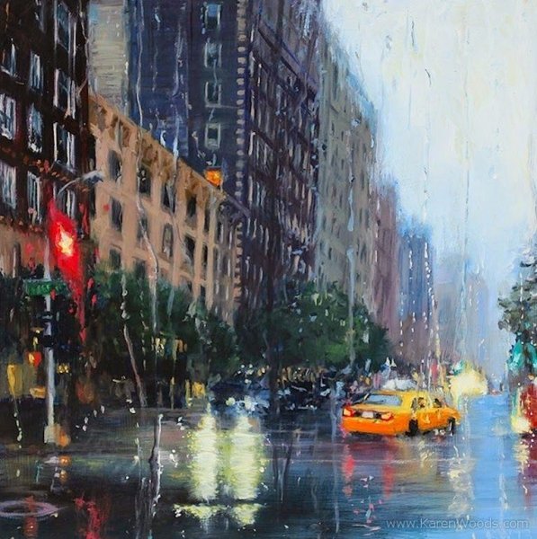 Дождливые пейзажи Грегори Тилкера