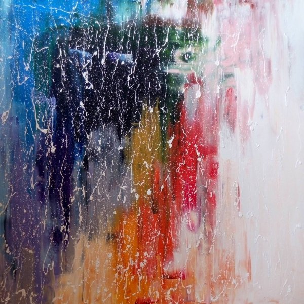 Дождь в абстрактной живописи