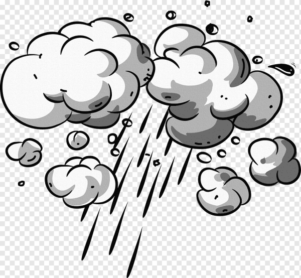 Мультяшное облако пыли