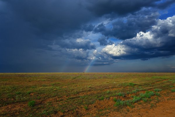 Гроза в степи
