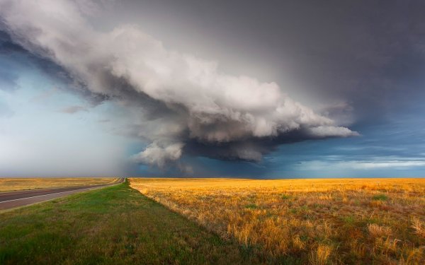 Гроза в степи