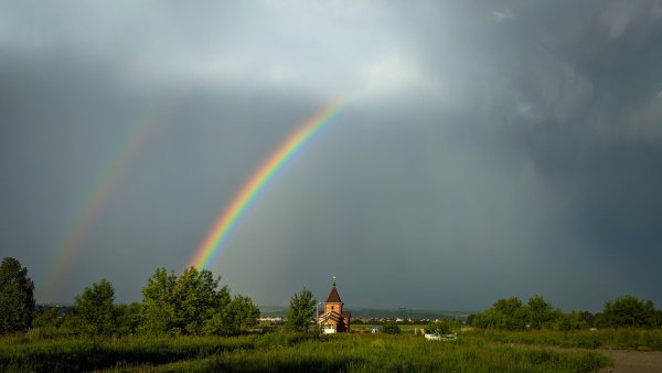 Радуга после дождя