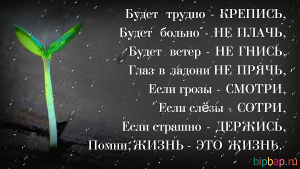 Если трудно держись
