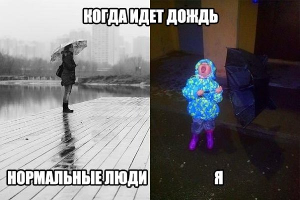 Мемы про дождь