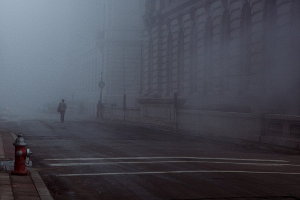 Улица в тумане