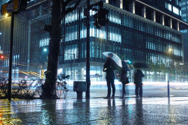 Дождь в городе