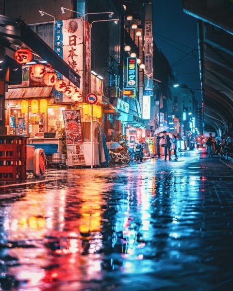 Ночные улицы Японии