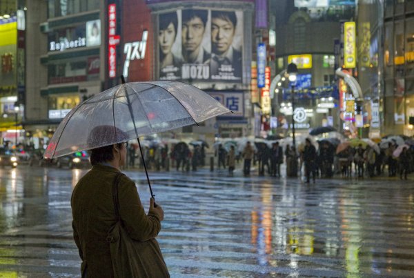 Сезон дождей в Японии