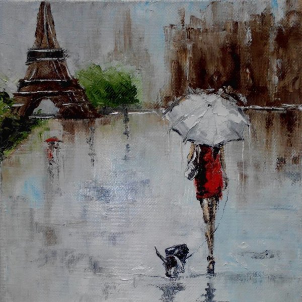 Париж дождь картины импрессионистов