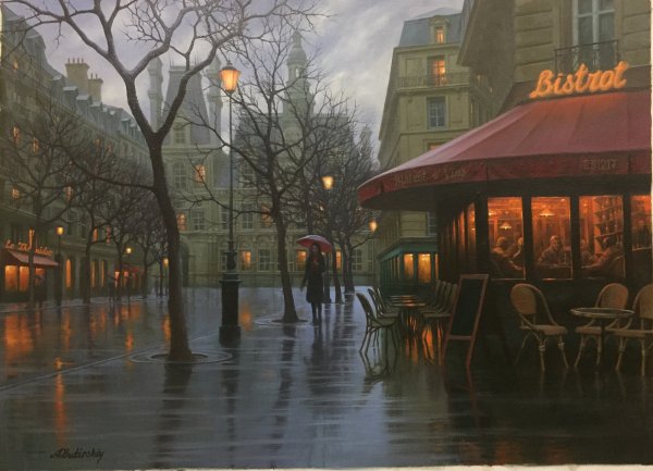 Алексей Бутырский картины Париж