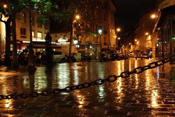 Дождливые улицы Парижа