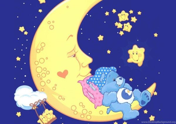 Медвежонок спит на месяце