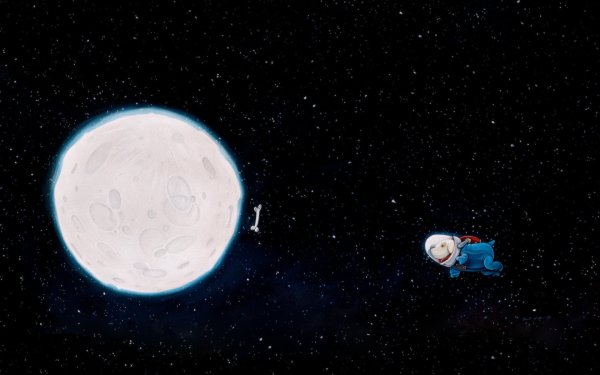 Космос Луна арт