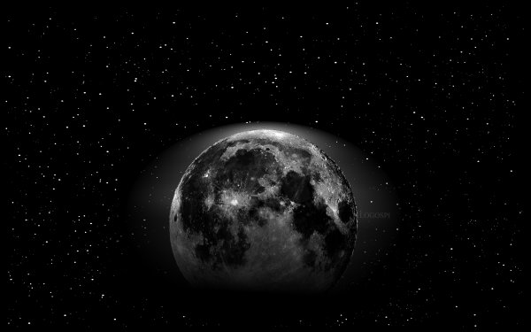 Луна в космосе