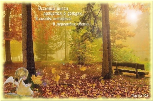 Осенний ангел прячется в дождях