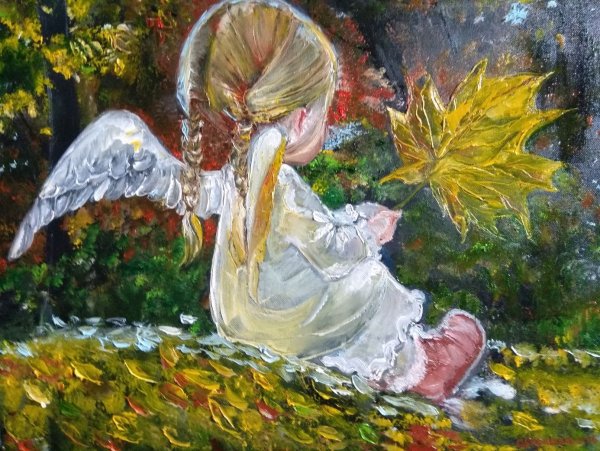 Художник Виктор Низовцев осенний ангел