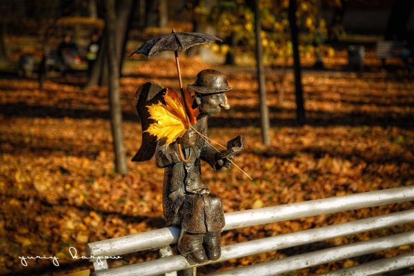 Измайловский сад Санкт-Петербург осень