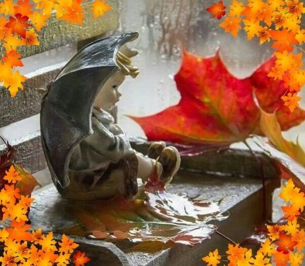 Осенний ангел прячется в дождях