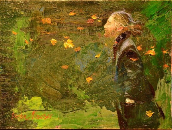 Низовцев Виктор художник летний сад