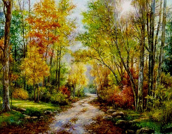 Картина ранняя осень