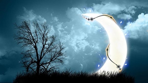 Красивое новолуние