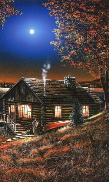 Доброй осенней ночи природа