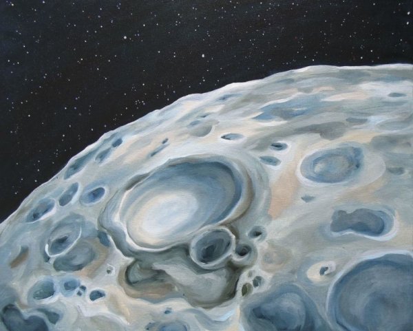 Луна в живописи