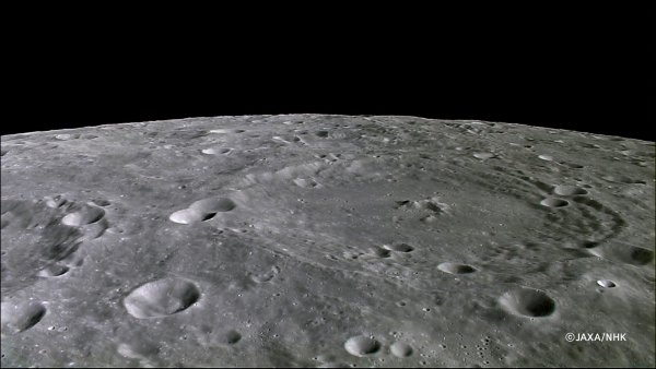 Поверхность Луны мультяшная