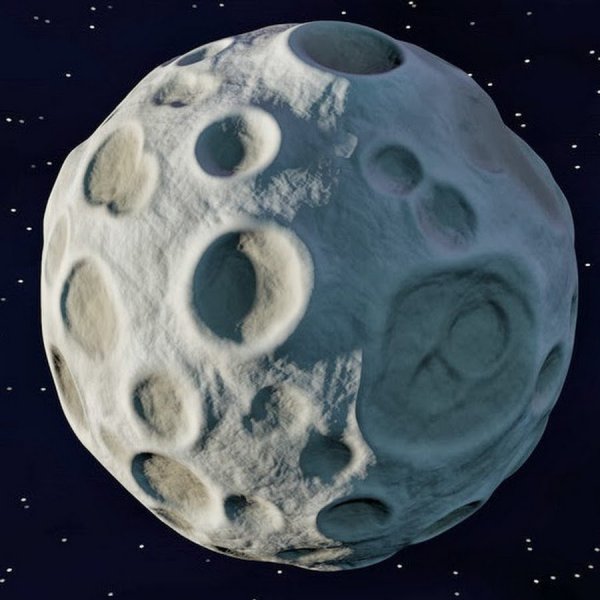 Луна 3д модель