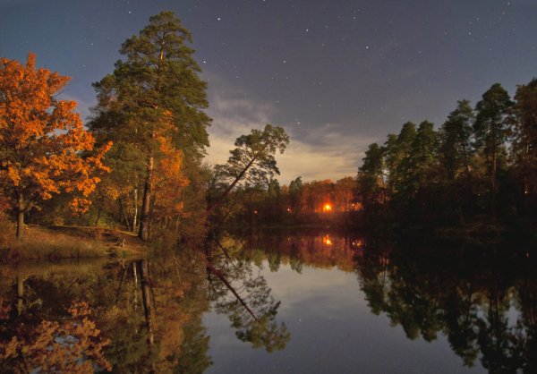 Пейзаж осенний вечер