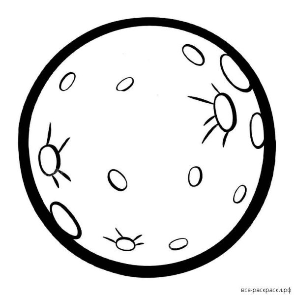 Луня раскраска