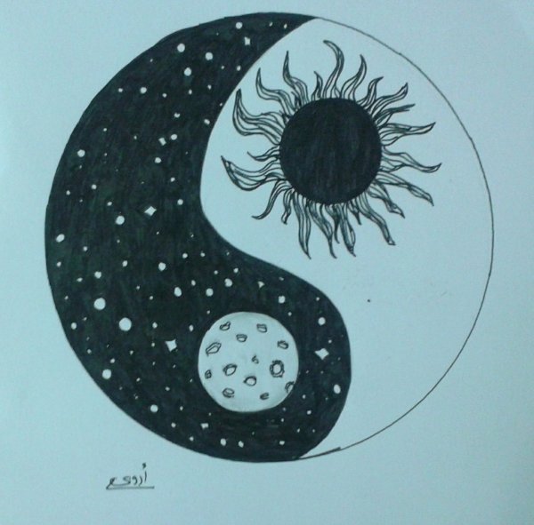 Рисунки для срисовки Луна