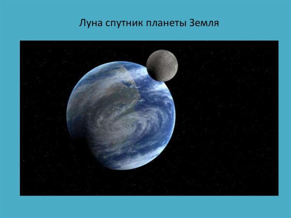 Луна Спутник земли для дошкольников