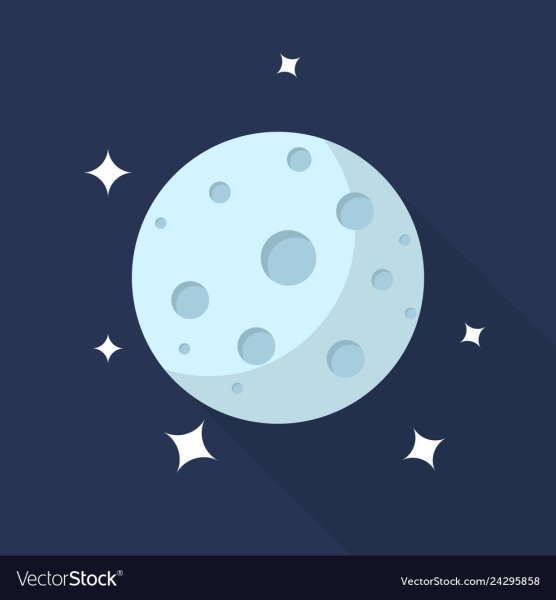 Луна в иллюстраторе