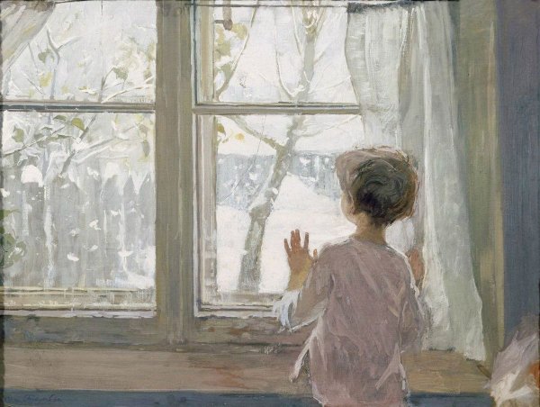 Сергея Андреевича Тутунова «зима пришла. Детство».