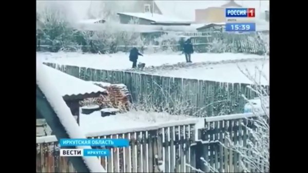 Посадка картофеля в снег