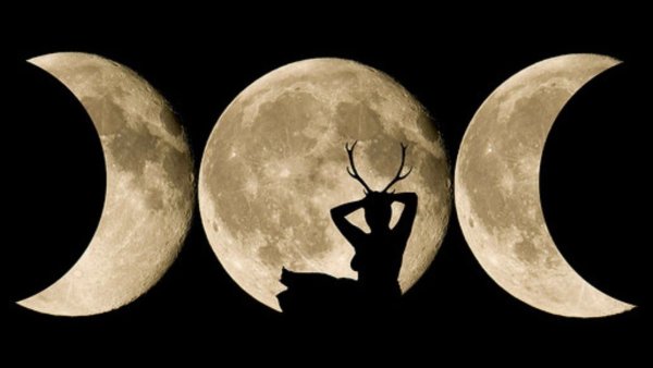 Триединая богиня Луны Викканство