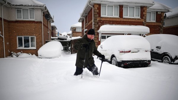 Техас завалило снегом
